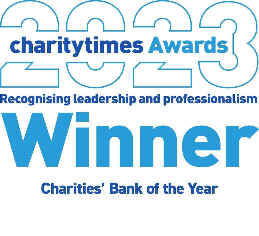 Charity Times Award 2023 - Winner - Charities bank of the year