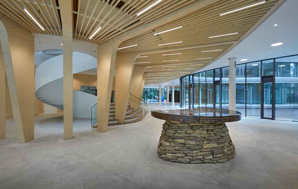 Interior of building